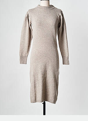Robe mi-longue marron SESSUN femme