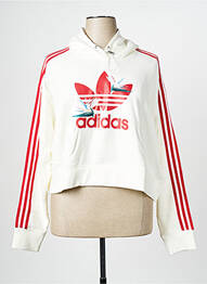 Sweat-shirt blanc ADIDAS femme