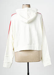 Sweat-shirt blanc ADIDAS pour femme seconde vue