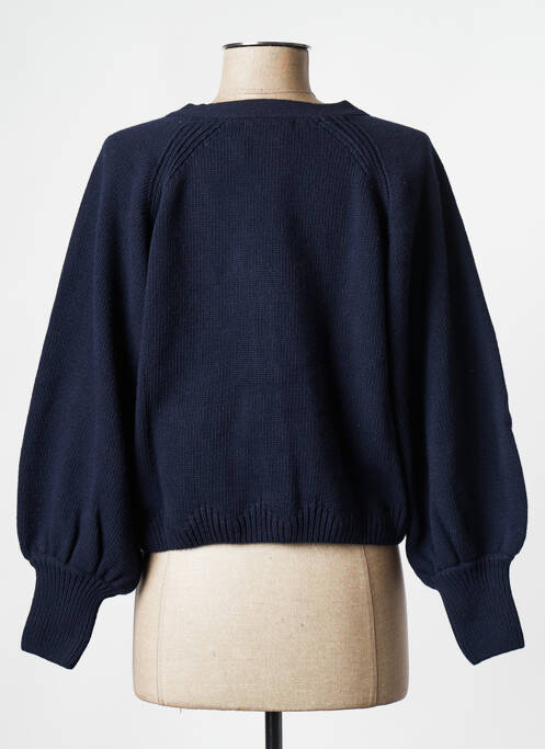 Gilet manches longues bleu SESSUN femme