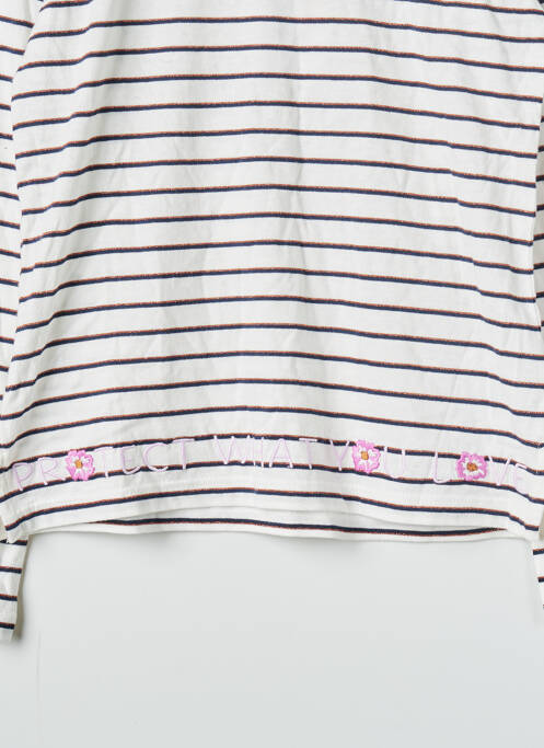 T-shirt blanc S.OLIVER pour fille