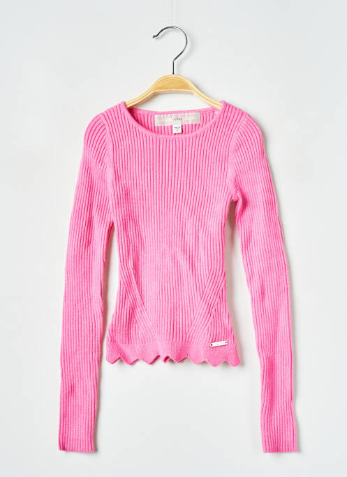 Pull rose GUESS pour fille