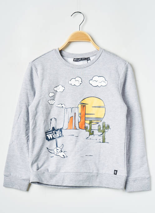 Pull gris FRENCHY KIDS pour garçon