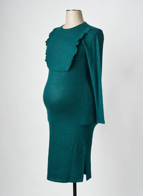 Robe maternité vert NOPPIES femme