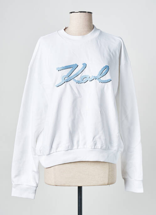 Sweat-shirt blanc KARL LAGERFELD pour femme