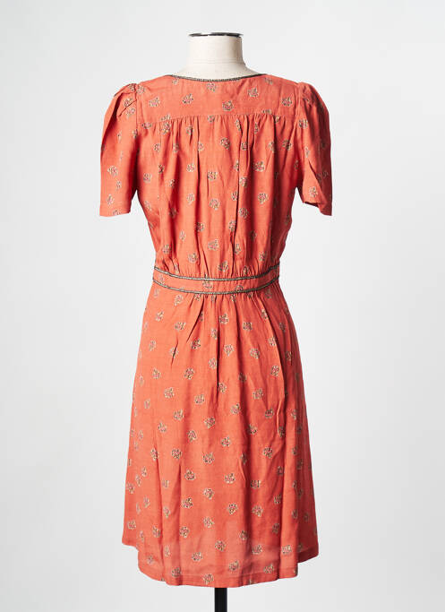 Robe courte orange SESSUN pour femme