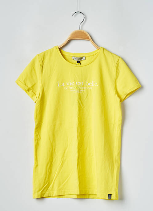 T-shirt jaune CARS JEANS pour fille