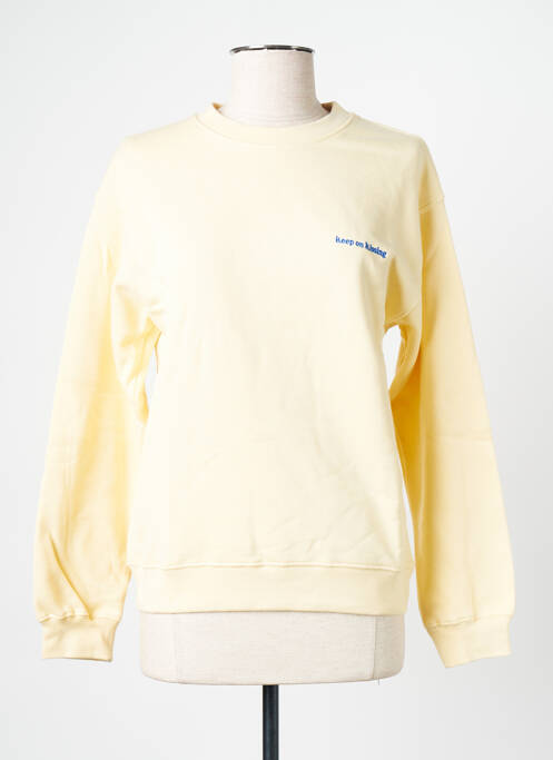 Sweat-shirt jaune MAISON LABICHE pour femme