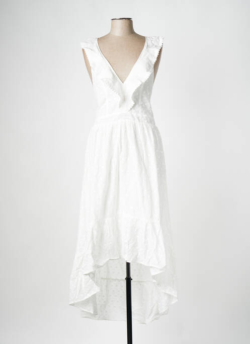 Robe longue blanc MOLLY BRACKEN pour femme
