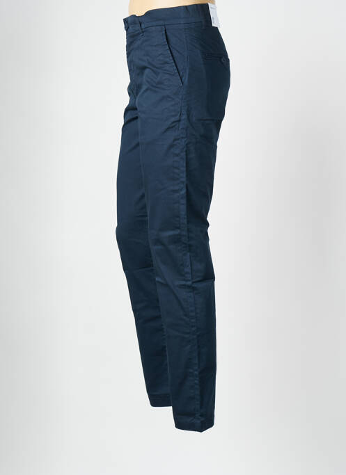 Pantalon droit bleu KNOWLEDGE COTTON APPAREL pour homme