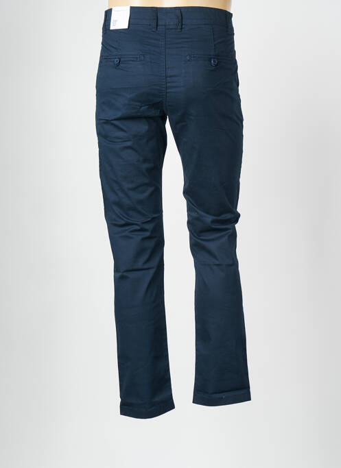 Pantalon droit bleu KNOWLEDGE COTTON APPAREL pour homme
