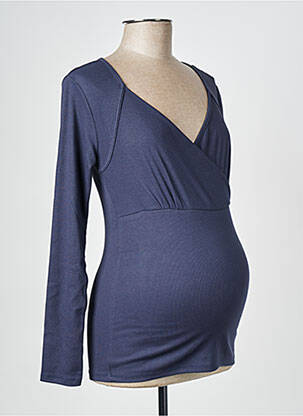 T-shirt / top maternité bleu MAMA LICIOUS femme