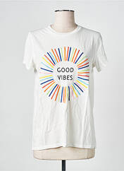 T-shirt blanc SAK'S pour femme seconde vue