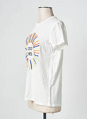 T-shirt blanc SAK'S pour femme seconde vue