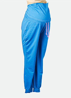 Pantalon maternité bleu MAMA LICIOUS femme