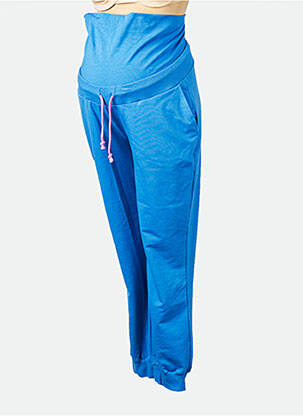 Pantalon maternité bleu MAMA LICIOUS femme