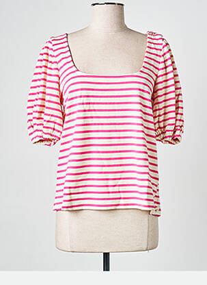 T-shirt rose GRACE & MILA femme