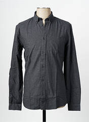 Chemise manches longues argent MINIMUM pour homme seconde vue