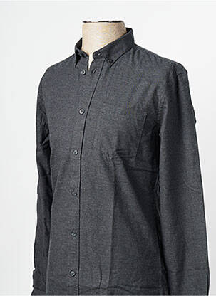 Chemise manches longues argent MINIMUM homme