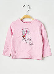 T-shirt rose S.OLIVER pour enfant seconde vue