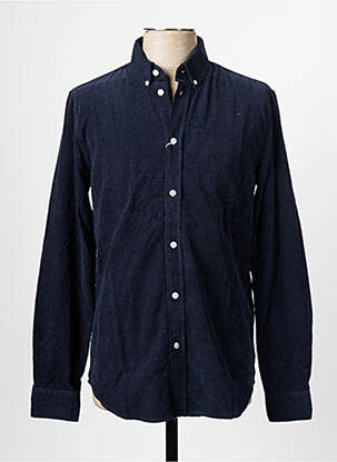 Chemise manches longues bleu SAMSOE & SAMSOE homme