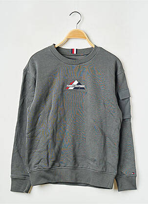 Sweat-shirt gris TOMMY HILFIGER garçon