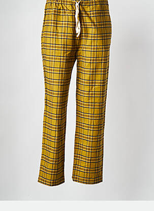 Pantalon droit jaune THE NEW SOCIETY pour femme