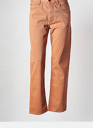 Jeans coupe droite orange BELLEROSE femme
