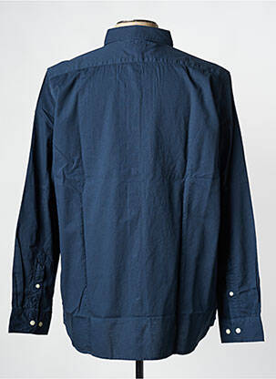 Chemise manches longues bleu KNOWLEDGE COTTON APPAREL homme