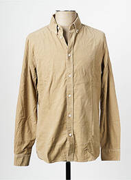 Chemise manches longues marron SAMSOE & SAMSOE homme