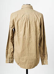 Chemise manches longues marron SAMSOE & SAMSOE pour homme seconde vue