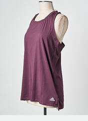 Débardeur marron ADIDAS pour femme seconde vue