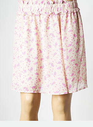 Jupe courte beige SELECTED femme