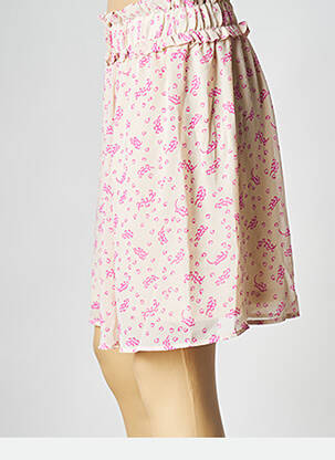 Jupe courte beige SELECTED femme