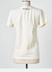 T-shirt blanc KARL LAGERFELD pour femme seconde vue