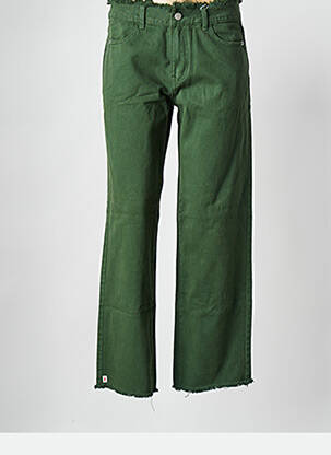 Jeans coupe droite vert VILA femme