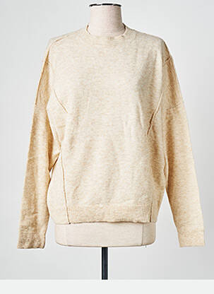 Pull beige POMANDERE femme