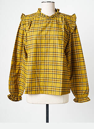Top jaune THE NEW SOCIETY femme
