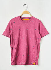 T-shirt rose JACK & JONES pour garçon seconde vue