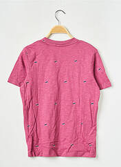 T-shirt rose JACK & JONES pour garçon seconde vue