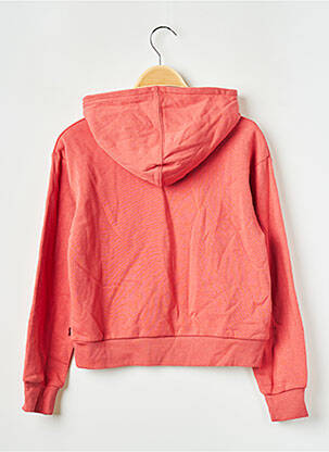 Sweat-shirt à capuche rouge LEVI'S fille