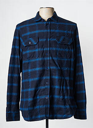 Chemise manches longues bleu ATELIER PRIVÉ pour homme