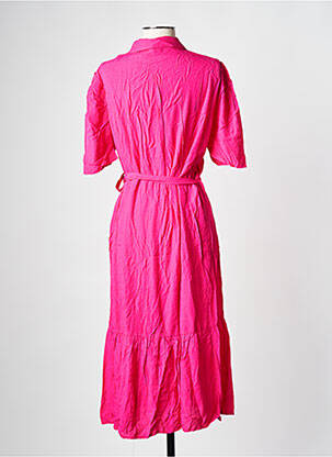 Robe mi-longue rose GRACE & MILA femme