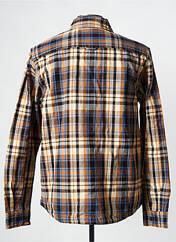 Chemise manches longues marron KNOWLEDGE COTTON APPAREL pour homme seconde vue