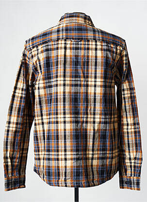 Chemise manches longues marron KNOWLEDGE COTTON APPAREL homme