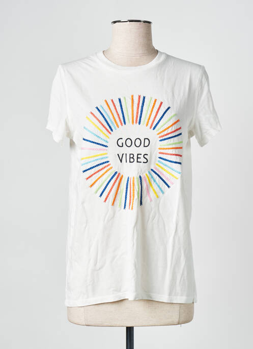 T-shirt blanc SAK'S pour femme