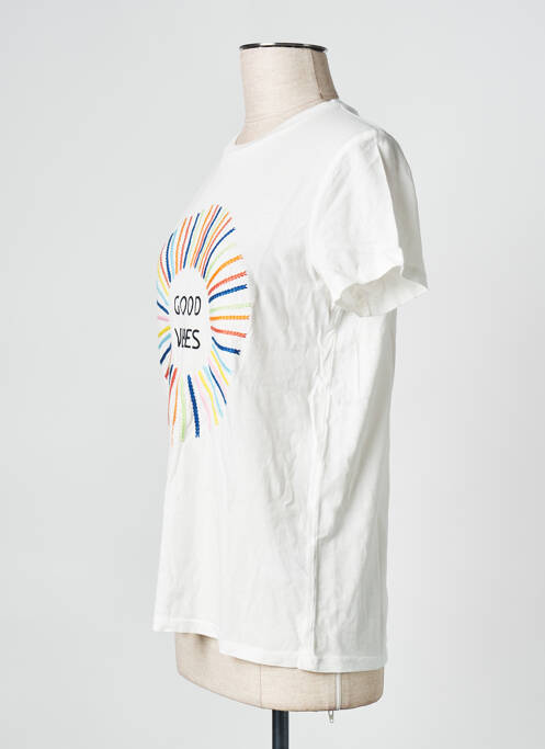 T-shirt blanc SAK'S femme