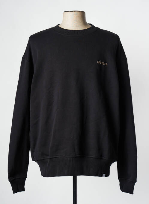 Sweat-shirt noir LES DEUX pour homme