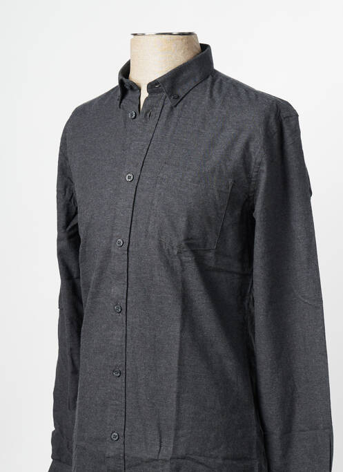 Chemise manches longues argent MINIMUM pour homme
