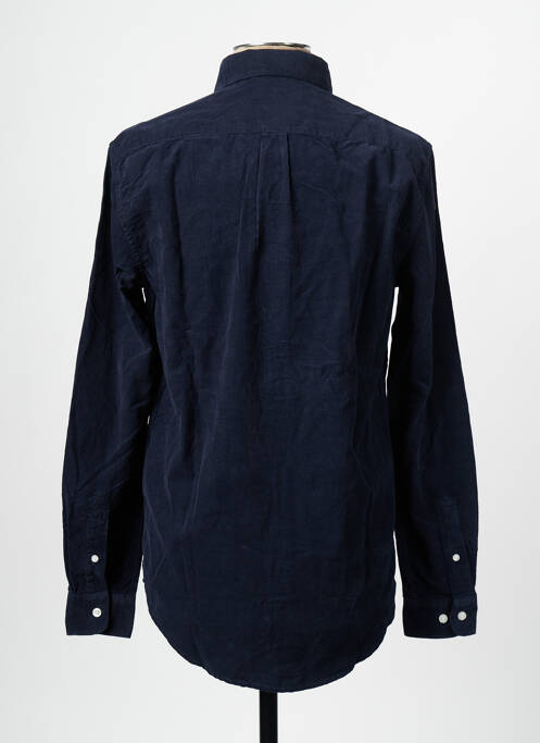 Chemise manches longues bleu SAMSOE & SAMSOE pour homme